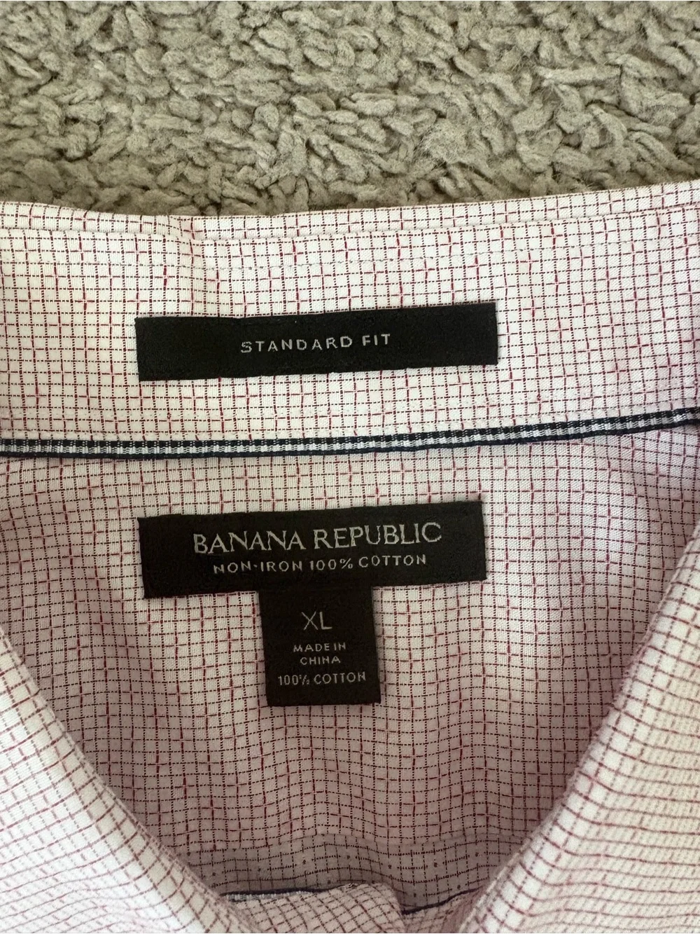 Banana Republic Patterned Men's Dress Shirt